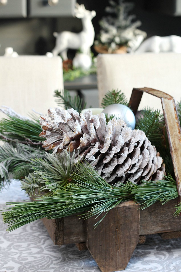 DIY Icicle Pinecones - Clean and Scentsible